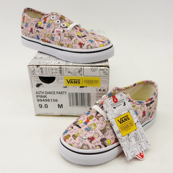 New Vans Peanuts Dance Party Shoes Us 9 